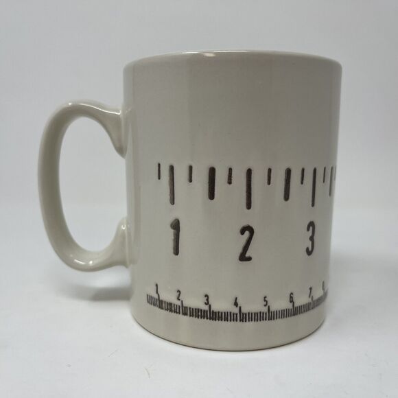 YOU RULE Coffee Mug Galerie Ruler Inches Centimeters Gift Novelty Teacher Math - Picture 3 of 6
